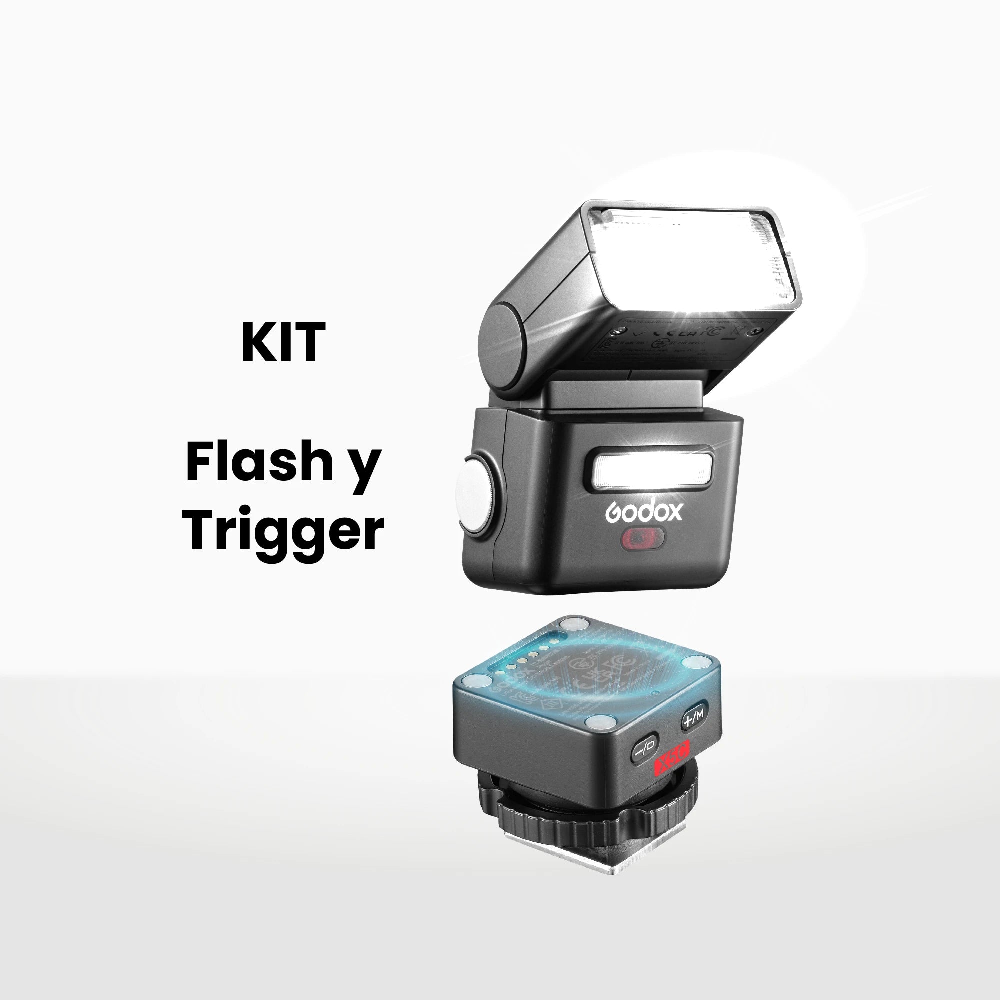 Kit de Mini Flash Godox iT32 TTL con Trigger X5C para Canon