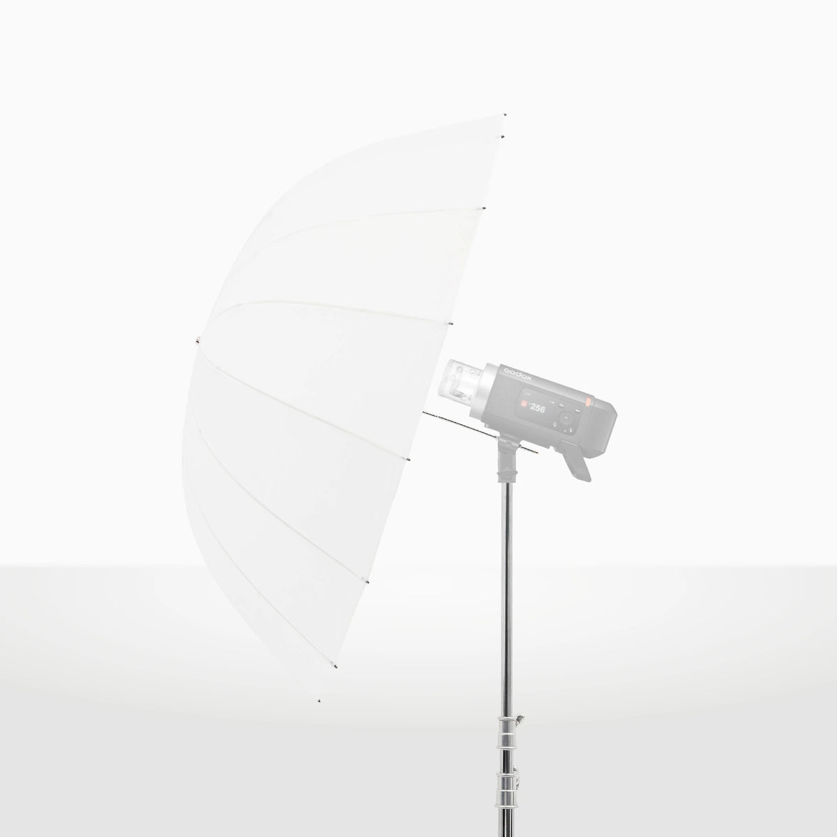 Sombrilla Godox UB-130D parabólico translúcido de 130cm para Flashes