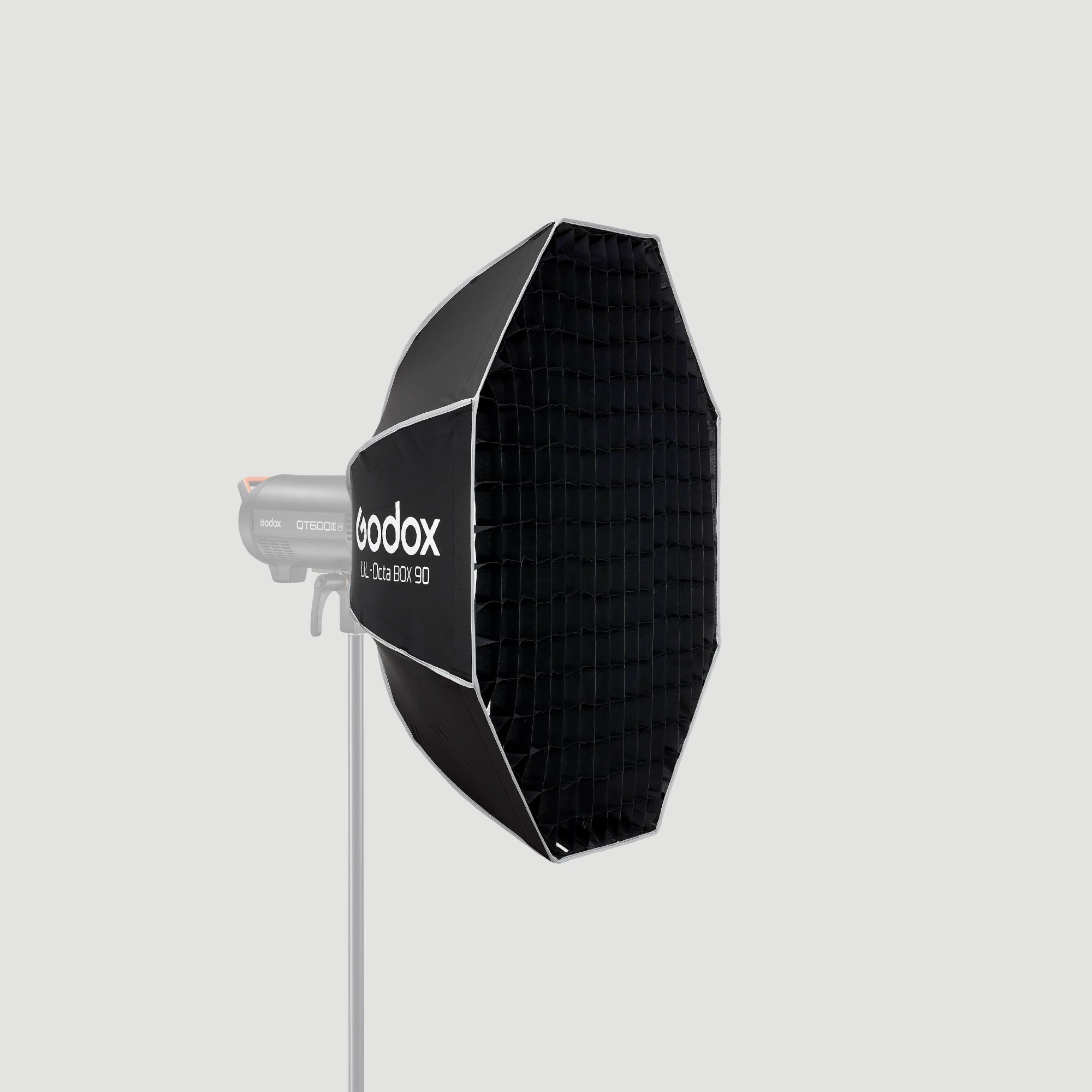 Softbox Godox octagonal UL-BOX-OCTA-90 de armado rápido de 90 cm con grilla y anillo adaptador de montura Bowens