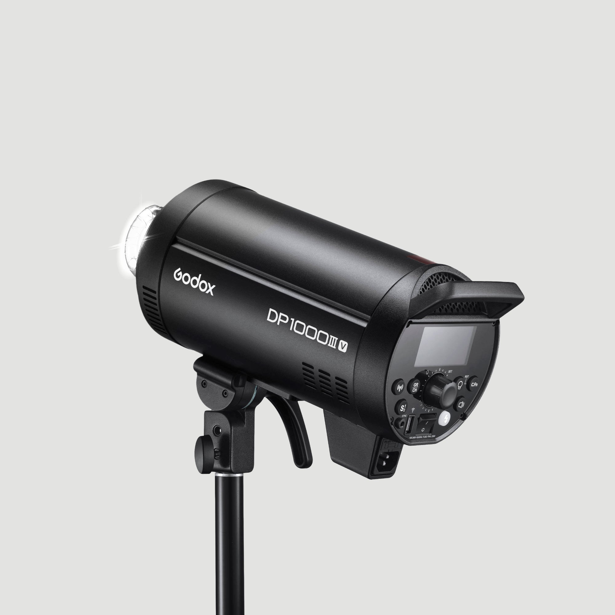 Flash para estudio Godox DP1000III-V de 1000W con Luz LED de modelado