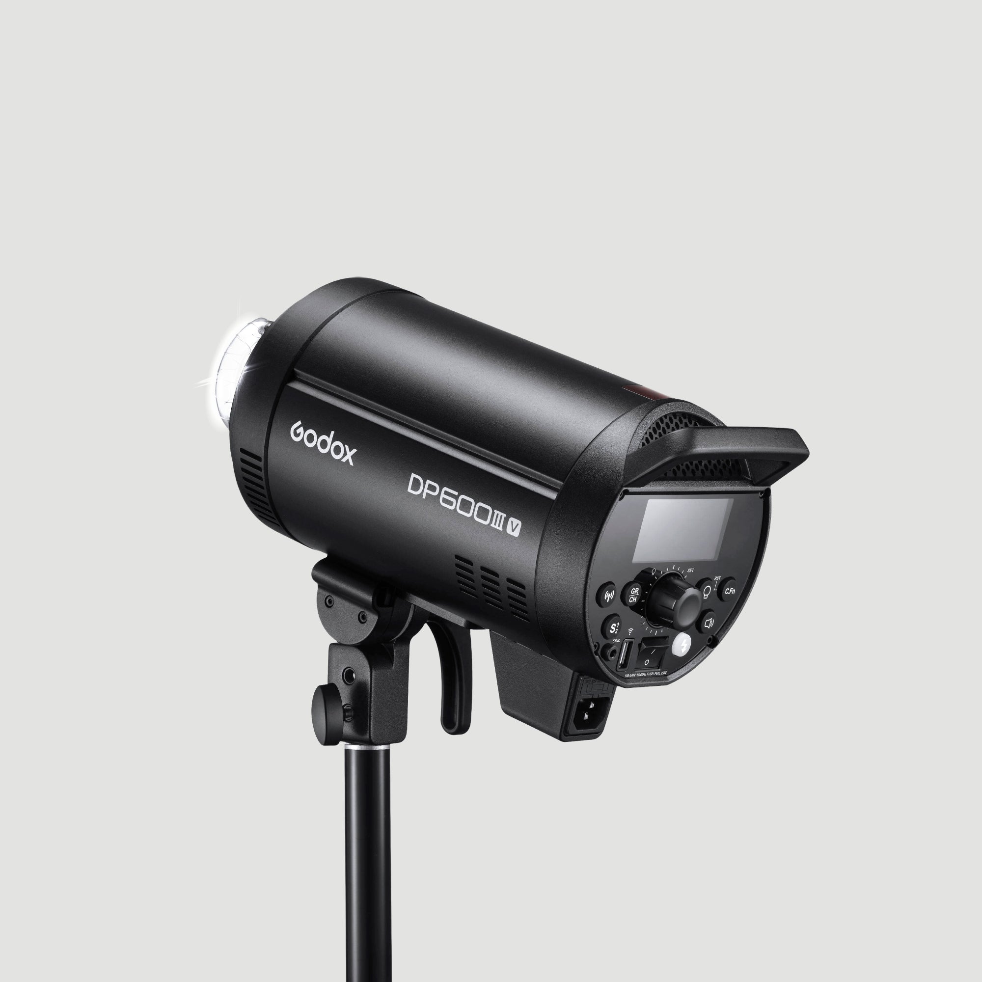 Flash para estudio Godox DP600III-V de 600W con Luz LED de modelado
