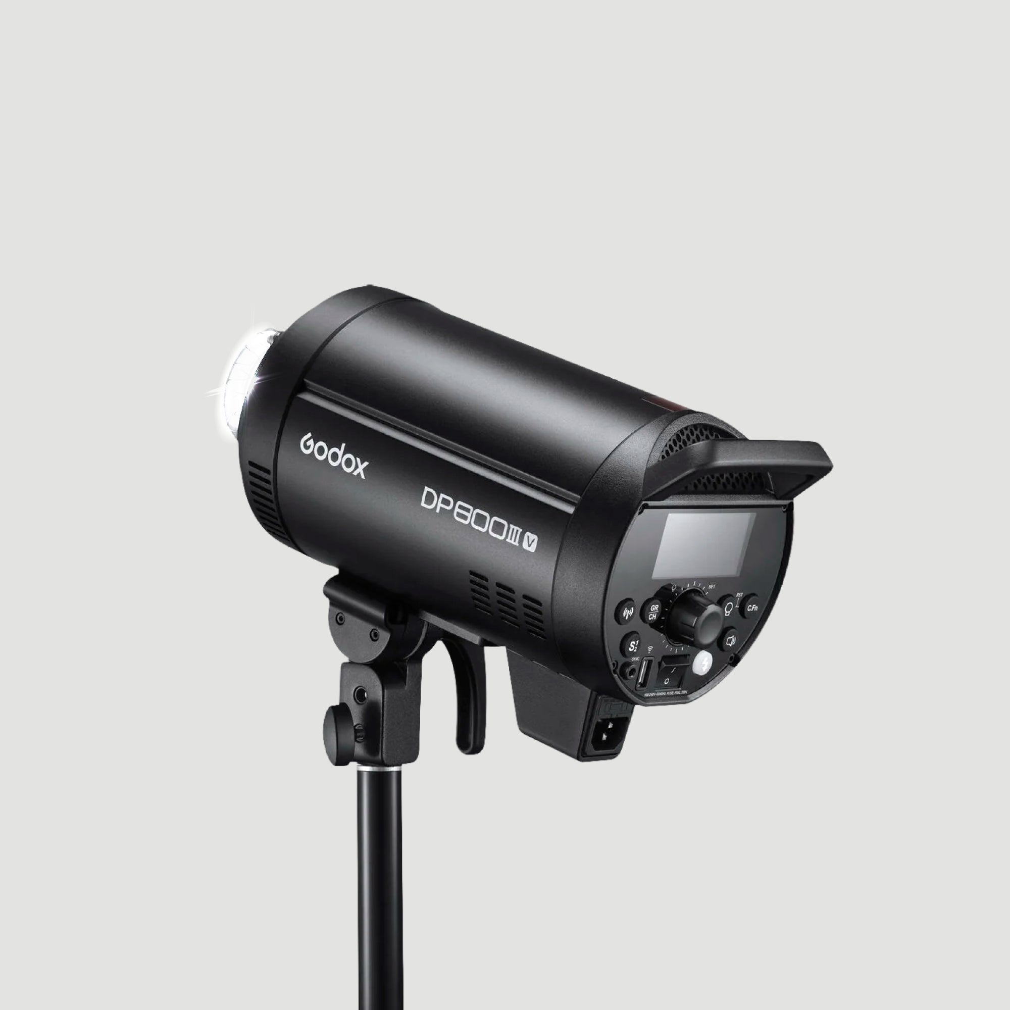Flash para estudio Godox DP800III-V de 800W con Luz LED de modelado