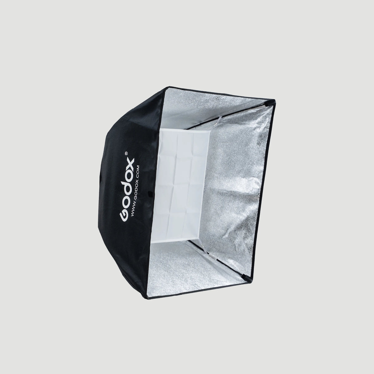 Softbox Godox cuadrado SB-FW6060 de 60 x 60 cm con grilla y anillo adaptador de montura Bowens