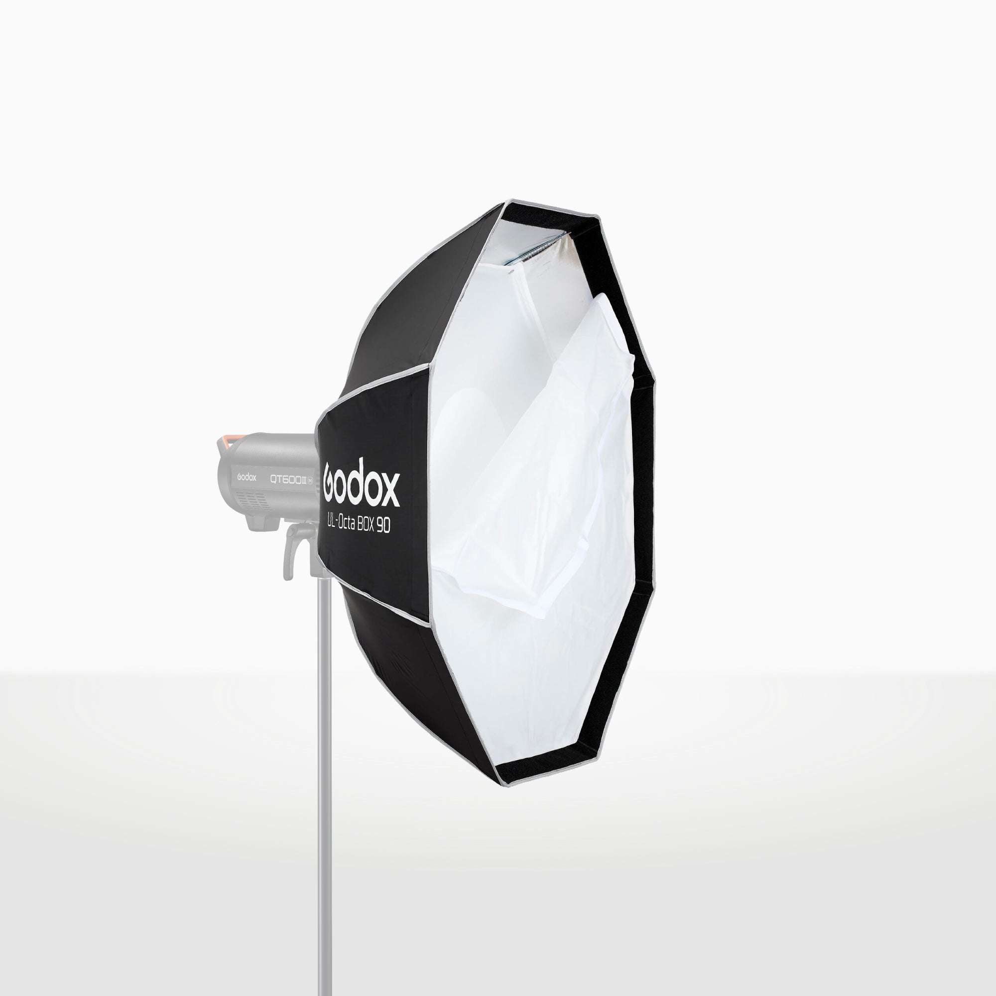Softbox Godox octagonal UL-BOX-OCTA-90 de armado rápido de 90 cm con grilla y anillo adaptador de montura Bowens
