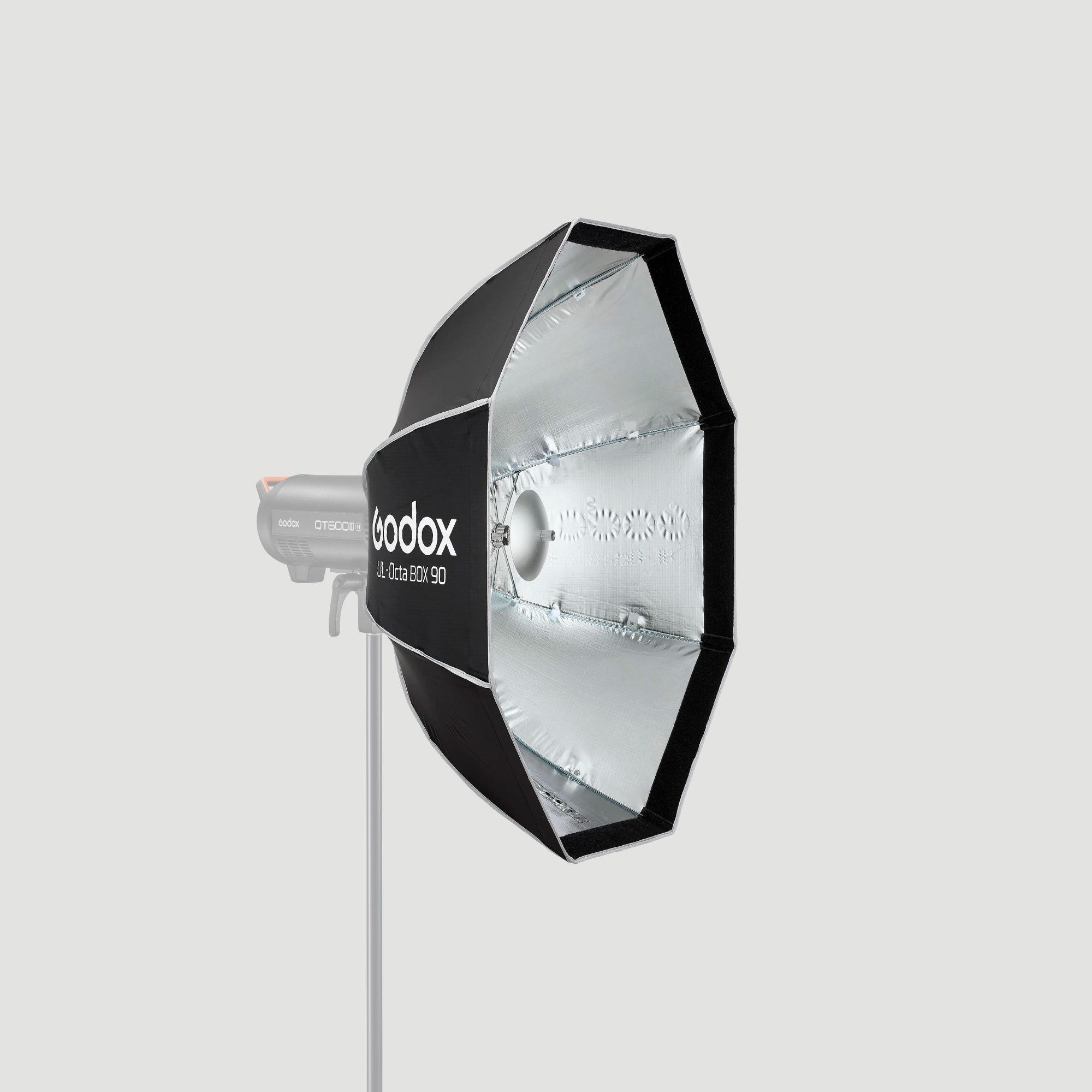 Softbox Godox octagonal UL-BOX-OCTA-90 de armado rápido de 90 cm con grilla y anillo adaptador de montura Bowens