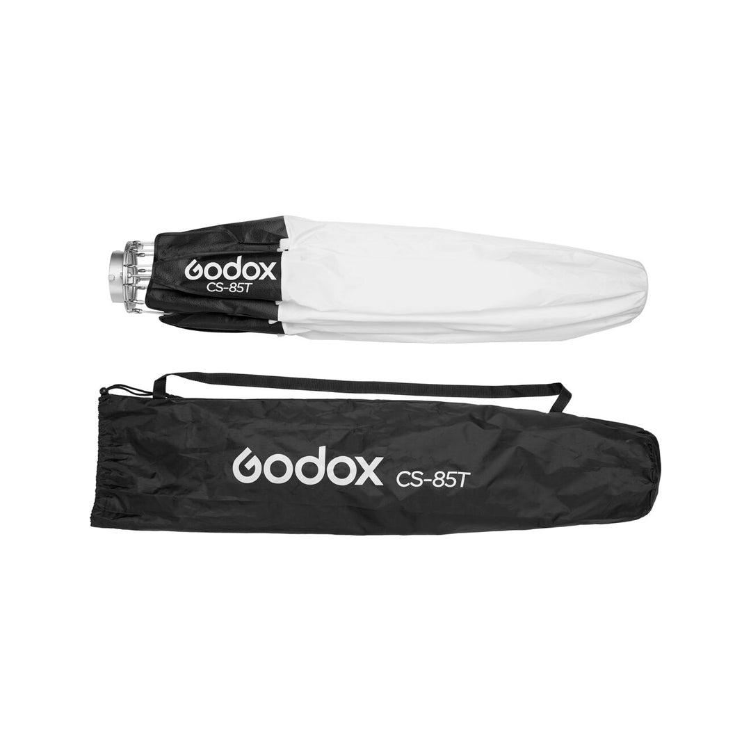 Softbox Godox linterna slim CS-65T de armado rápido de 65 cm y anillo adaptador de montura Bowens