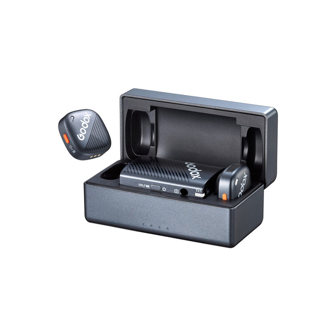 MICROFONO PECHERO INALAMBRICOS GODOX CUBE-C PARA 2 PERSONAS PARA CAMARAS Y SMARTPHONES
