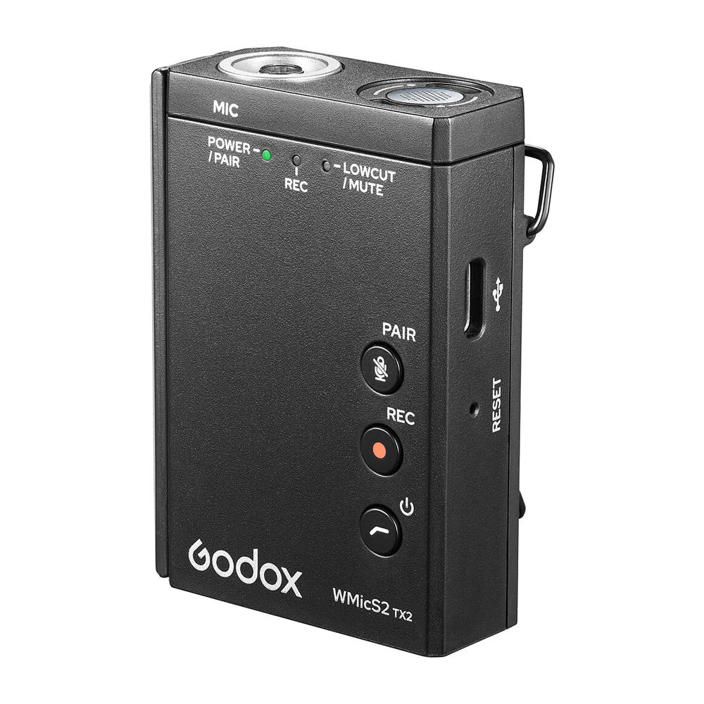 KIT DE DOS MICROFONOS PECHEROS INALAMBRICOS GODOX WMICS2 PARA CAMARAS