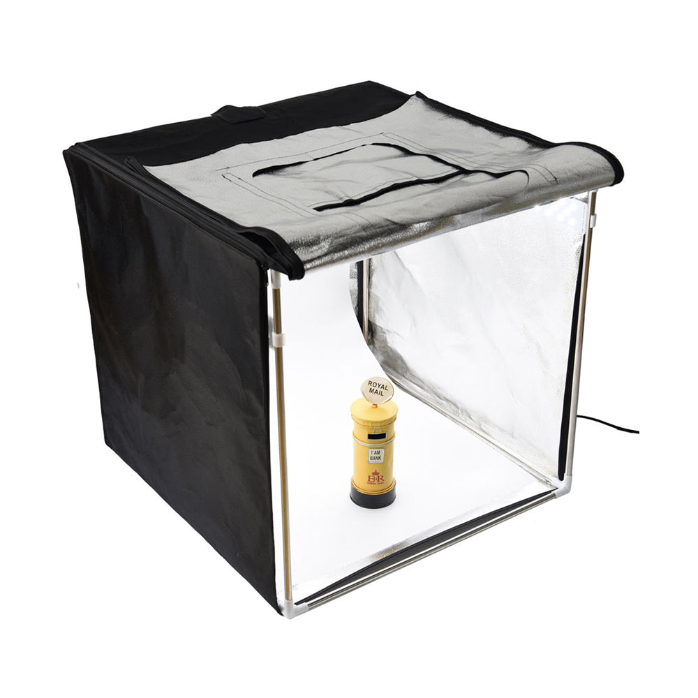 CAJA DE PRODUCTO GODOX CON LUZ LED DE 40X40X40CM (TRIPLE TIRA LED)