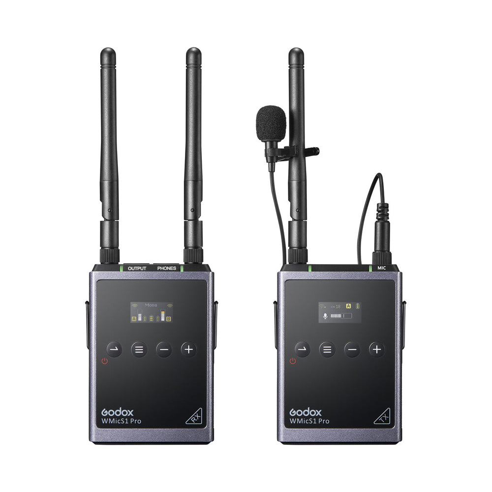 MICROFONO PECHERO INALAMBRICO GODOX WMICS1 PRO PARA CAMARAS