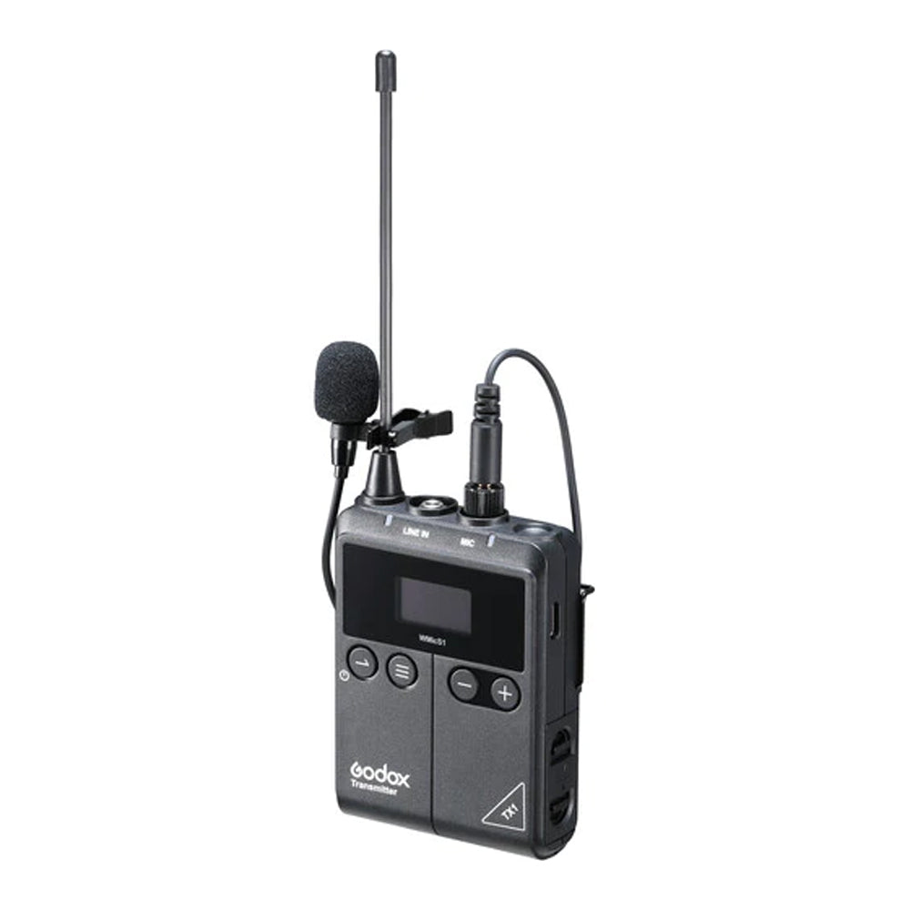 TRANSMISOR GODOX WMICS1 TX1 PARA MICROFONO PECHERO INALAMBRICO GODOX WMICS1 PARA CAMARAS