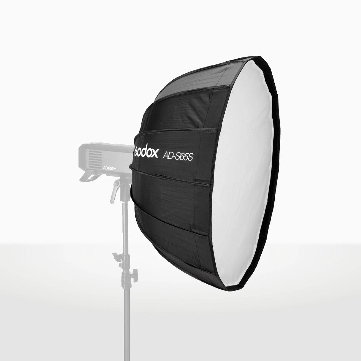 Softbox Godox parabólico AD-S65S de 65 cm para Flash portátil Godox AD400PRO