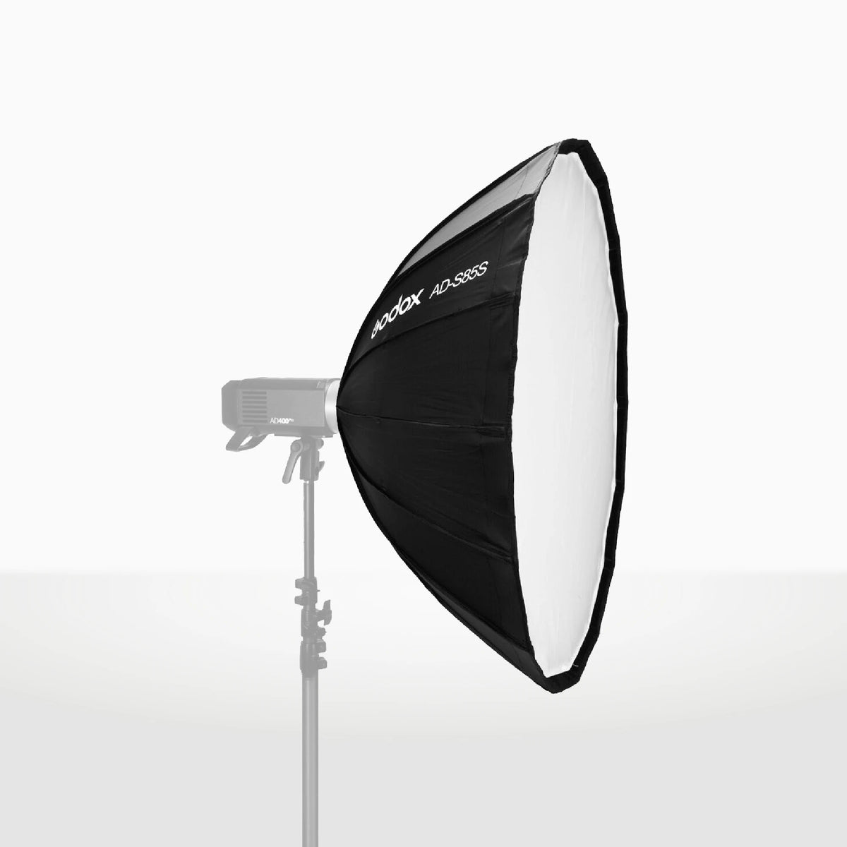 Softbox Godox parabólico AD-S85S de armado rápido de 85 cm para Flash portátil Godox AD400PRO