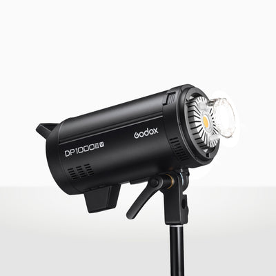Flash para estudio Godox DP1000III-V de 1000W con Luz LED de modelado
