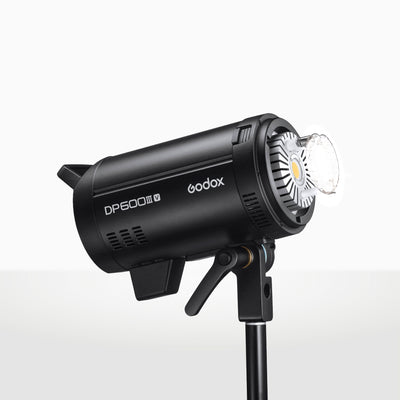Flash para estudio Godox DP600III-V de 600W con Luz LED de modelado