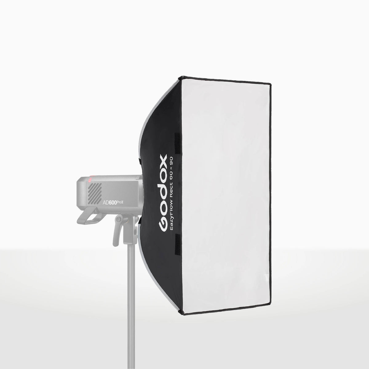 Softbox Godox rectangular EAZYFLOW 60X90 de 60 x 90 cm plegable y armado rápido con anillo de montura Bowens