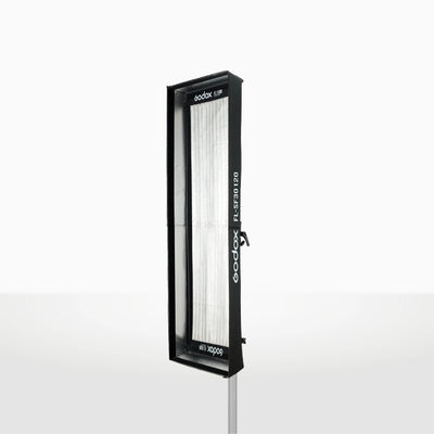 Softbox Godox rectangular FL-SF30120 de 30 x 120 cm con grilla para Panel LED Godox FL150R flexible