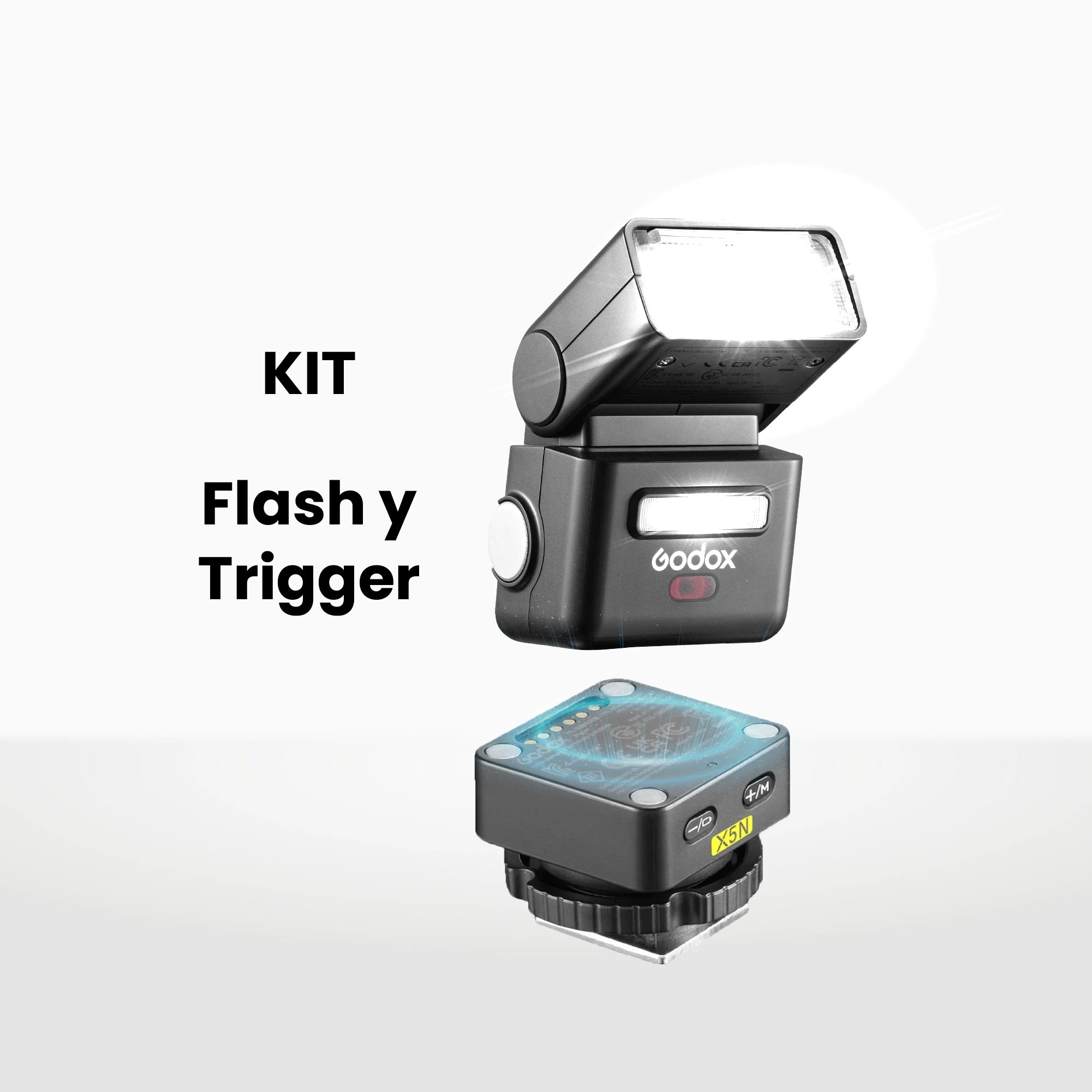 Kit de Mini Flash Godox iT32 TTL con Trigger X5N para Nikon