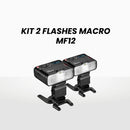 Flash de cámara Macro Godox MF12 kit de dos unidades