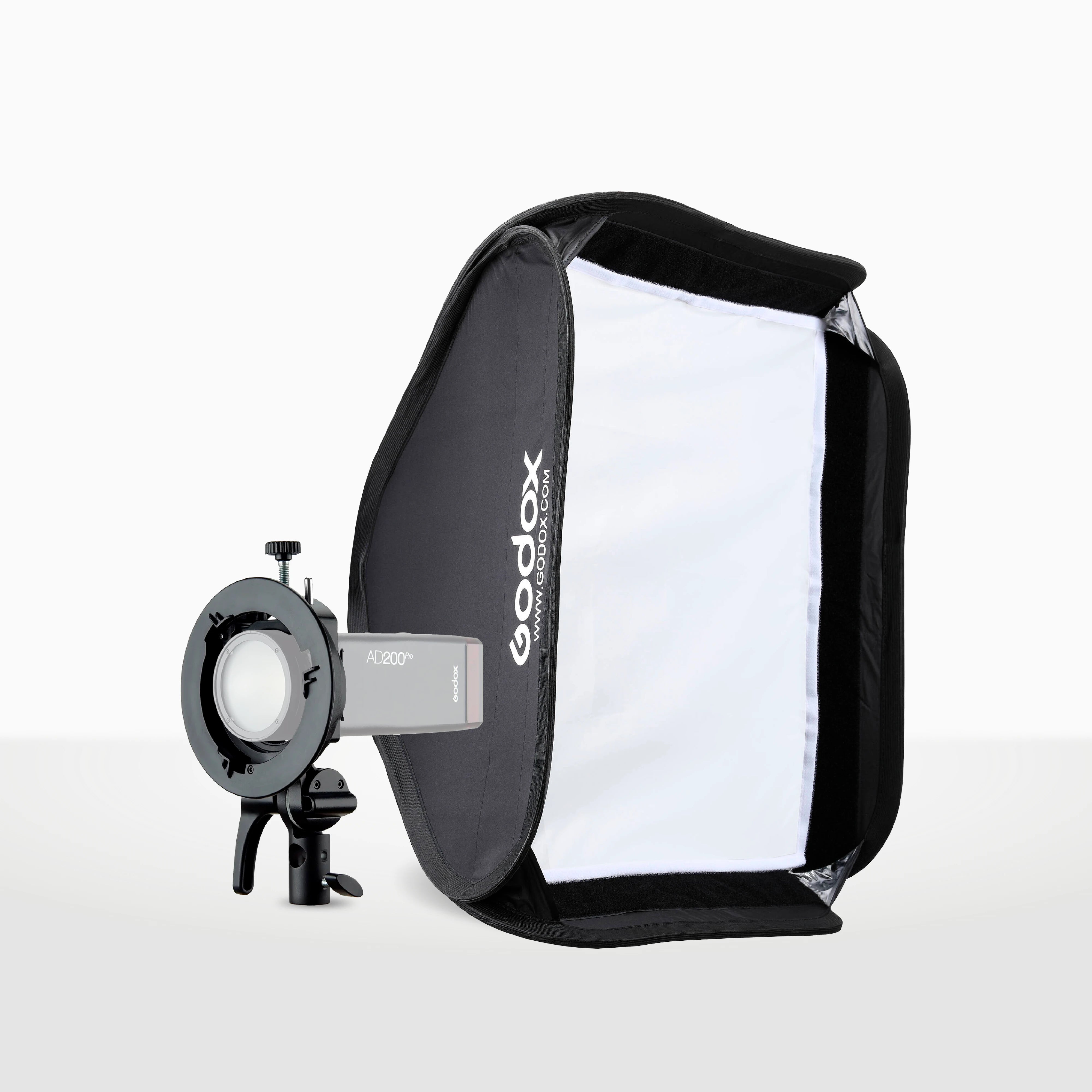 Kit Softbox Godox SGUV8080 de 80 x 80 cm con adaptador a Bowens S2 para Flashes de Zapata y Portátiles
