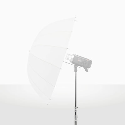 Sombrilla Godox UB-130D parabólico translúcido de 130cm para Flashes