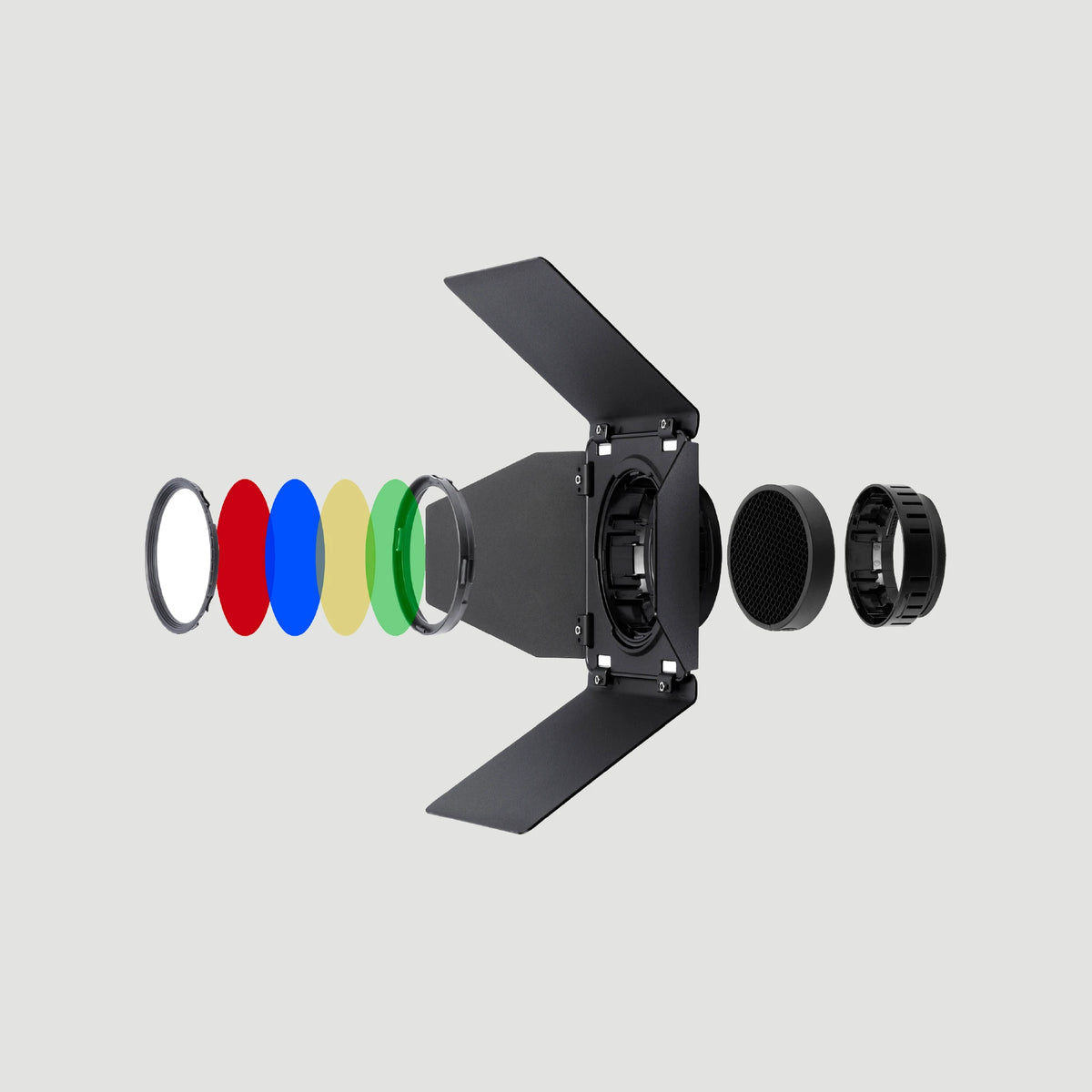 Kit Barndoor con filtros de color para Flash AD300Pro y AD300PRO II