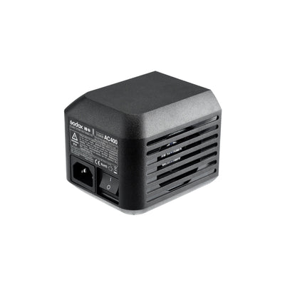 ADAPTADOR DE CORRIENTE GODOX AC400 PARA FLASH PORTABLE GODOX WITSTRO AD400PRO