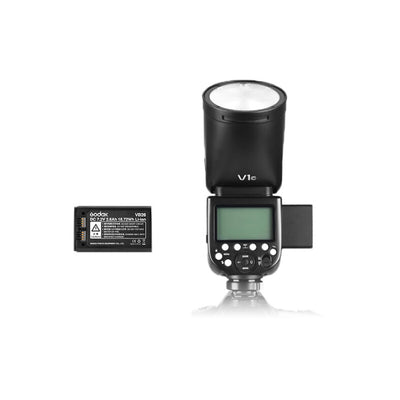 Flash de cámara Godox V1 TTL con cabezal redondo para Sony