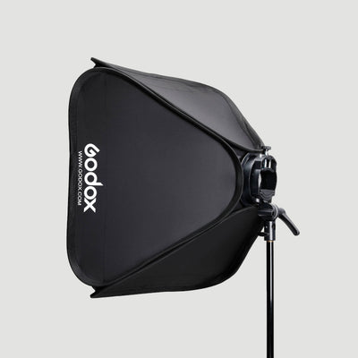 Kit Softbox Godox SGUV8080 de 80 x 80 cm con adaptador a Bowens S2 para Flashes de Zapata y Portátiles