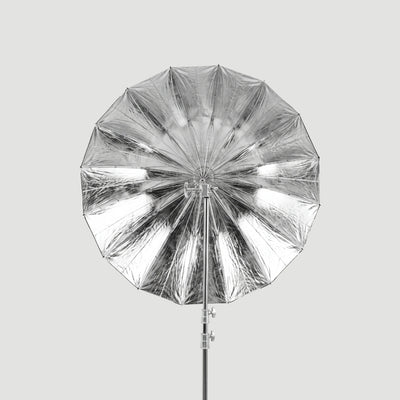 Sombrilla Godox UB-165S parabólico negro de interior plateado de 165 cm para Flashes