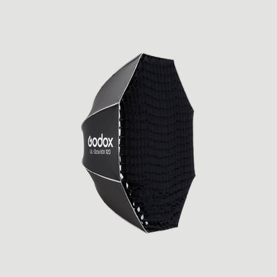 Softbox Godox octagonal UL-BOX-OCTA-120 de armado rápido de 90 cm con grilla y anillo adaptador de montura Bowens