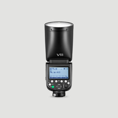 Flash de cámara Godox V1 Pro TTL con cabezal redondo para Canon