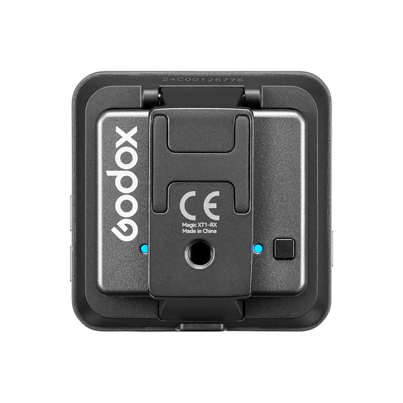 KIT DE DOS MICROFONOS PECHEROS INALAMBRICOS GODOX MAGIC XT1 C PARA CAMARAS Y SMARTPHONES CON ADAPTADOR USB-C