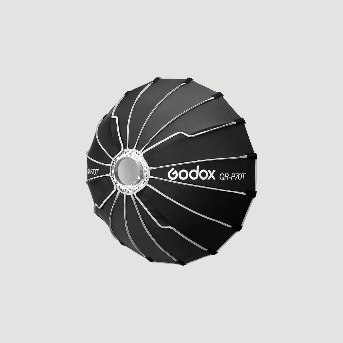 Softbox Godox parabólico QR-P70T de armado rápido de 70 cm y anillo adaptador de montura Bowens