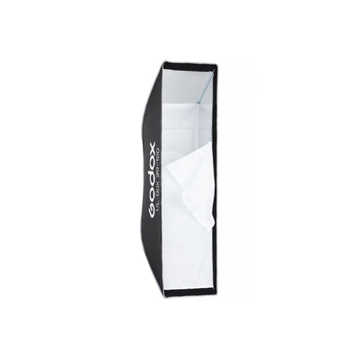 Softbox Godox rectangular UL-BOX-30120 de armado rápido de 30 x 120 cm con grilla y anillo adaptador de montura Bowens