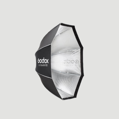 Softbox Godox octagonal UL-BOX-OCTA-120 de armado rápido de 90 cm con grilla y anillo adaptador de montura Bowens