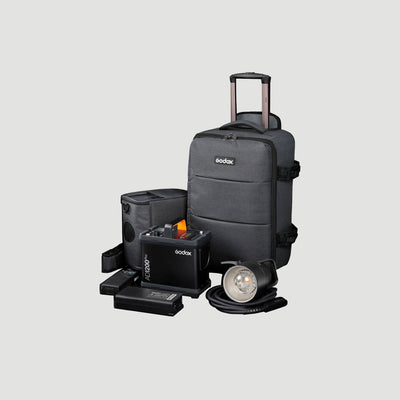 Kit Flash portátil Godox AD1200Pro de 1200W con Batería y maleta de transporte