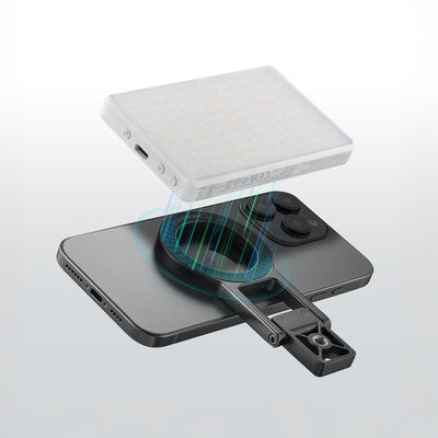 Trípode y Aro magnético Godox AM01 para Panel RGB MA5R y Smartphones Android y Iphone