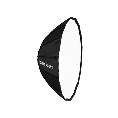SOFTBOX PARABOLICO GODOX DE 85CM PARA FLASH PORTABLE GODOX WITSTRO AD400PRO DE 400W PORTATIL Y TODO EN UNO