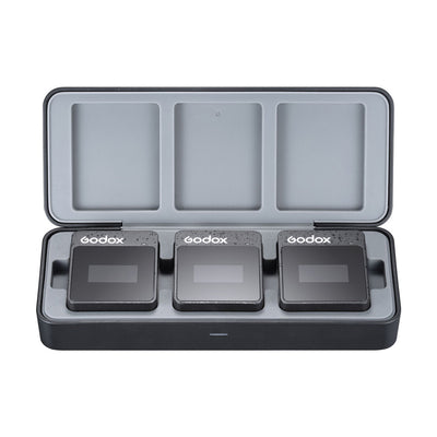 KIT DE DOS MICROFONOS PECHEROS INALAMBRICOS GODOX MOVELINK II M2 PARA CAMARAS Y SMARTPHONES
