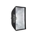 Softbox Godox rectangular de armado rápido de 60 x 90 cm con grilla y anillo adaptador con montura Bowens Tipo S