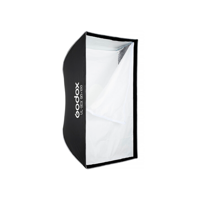 Softbox Godox rectangular UL-BOX-90120 de armado rápido de 90 x 120 cm con grilla y anillo adaptador de montura Bowens