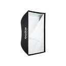 Softbox Godox rectangular de armado rápido de 90 x 120 cm con grilla y anillo adaptador con montura Bowens Tipo S