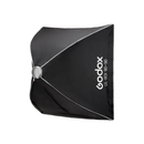 Softbox Godox cuadrado de armado rápido de 90 x 90 cm con grilla y anillo adaptador con montura Bowens Tipo S