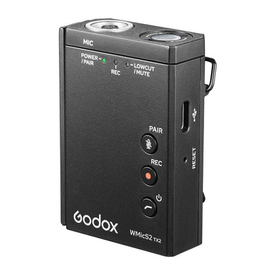 KIT DE DOS MICROFONOS PECHEROS INALAMBRICOS GODOX WMICS2 PARA CAMARAS