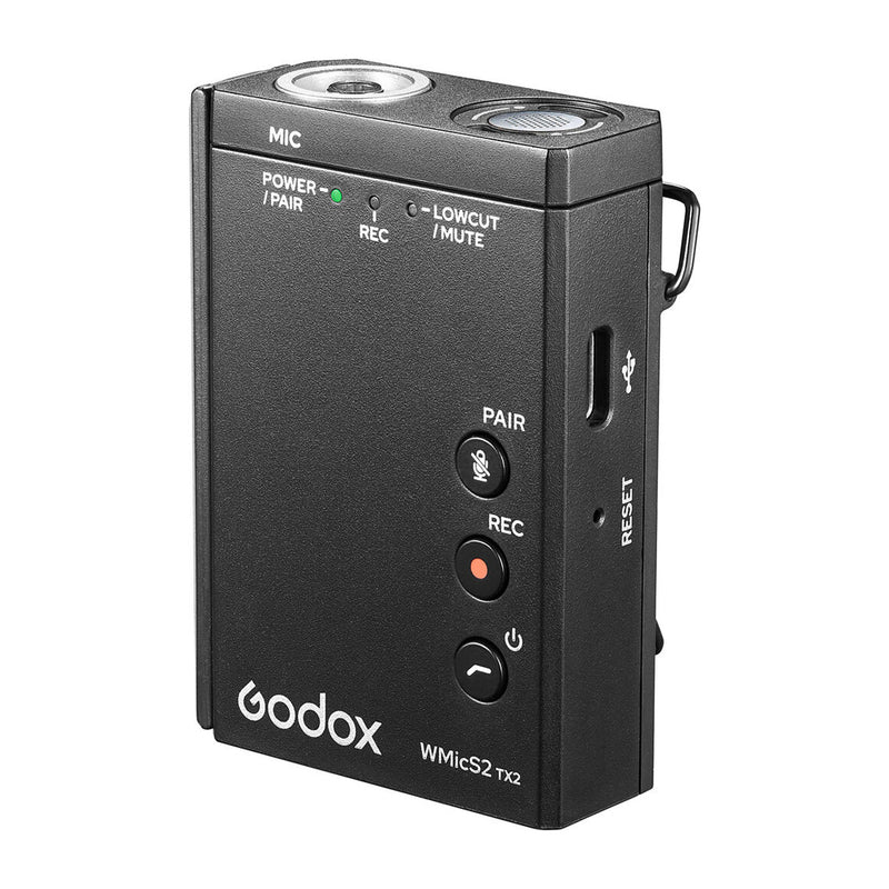 KIT DE DOS MICROFONOS PECHEROS INALAMBRICOS GODOX WMICS2 PARA CAMARAS