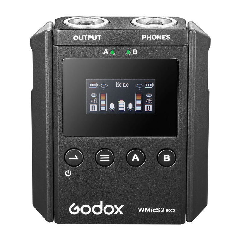 KIT DE DOS MICROFONOS PECHEROS INALAMBRICOS GODOX WMICS2 PARA CAMARAS