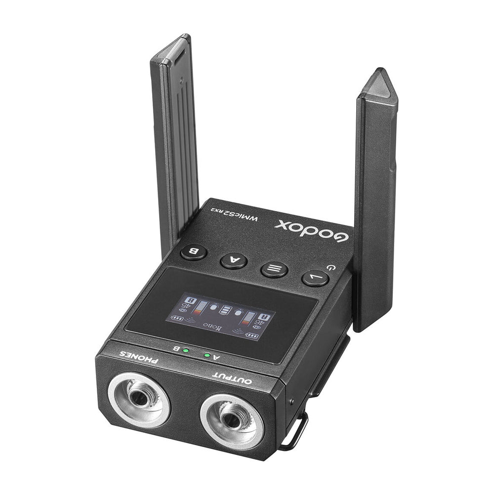 KIT DE DOS MICROFONOS PECHEROS INALAMBRICOS GODOX WMICS2 PARA CAMARAS