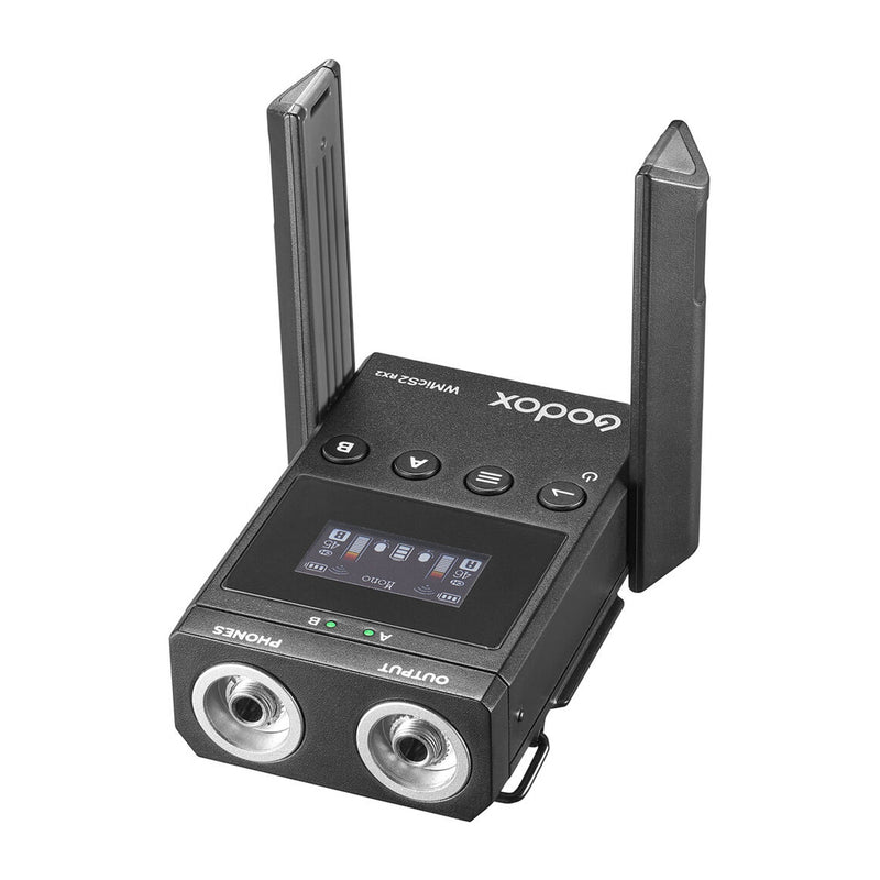 KIT DE DOS MICROFONOS PECHEROS INALAMBRICOS GODOX WMICS2 PARA CAMARAS
