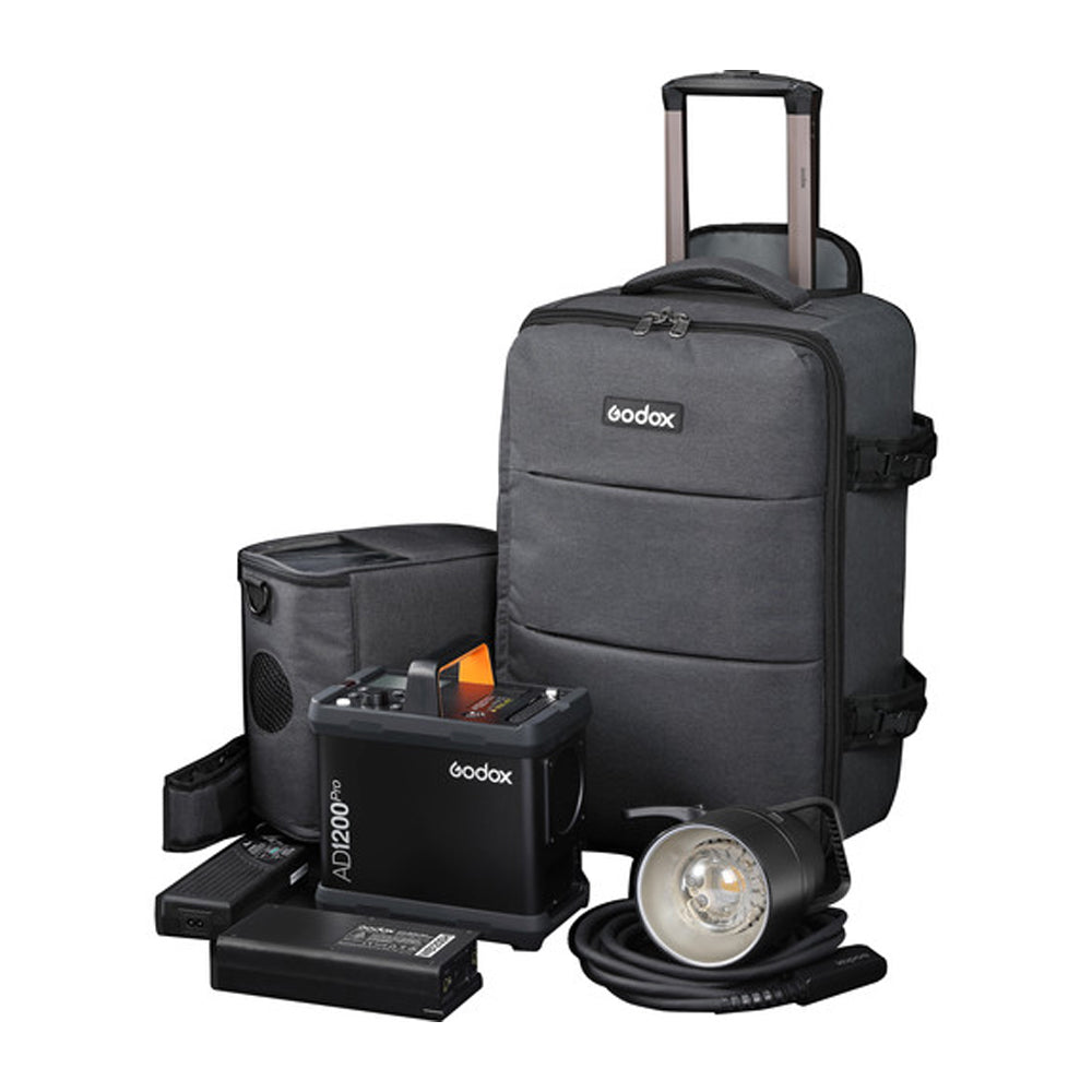 FLASH PORTABLE GODOX AD1200PRO DE 1200W CON SISTEMA DE ALIMENTACION